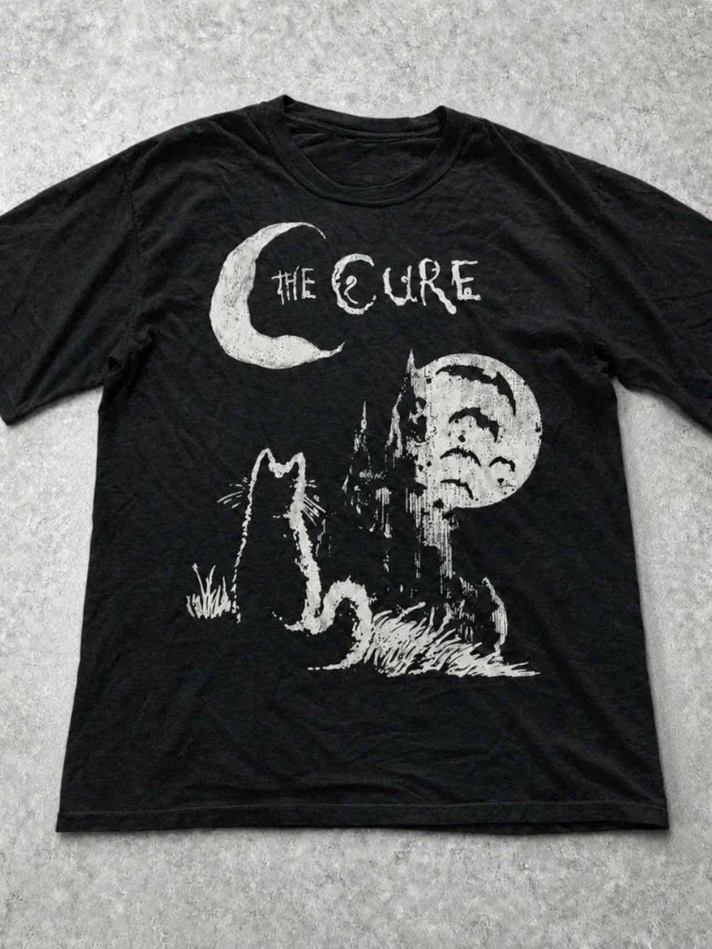 The Cure Black Graphic Band Tee